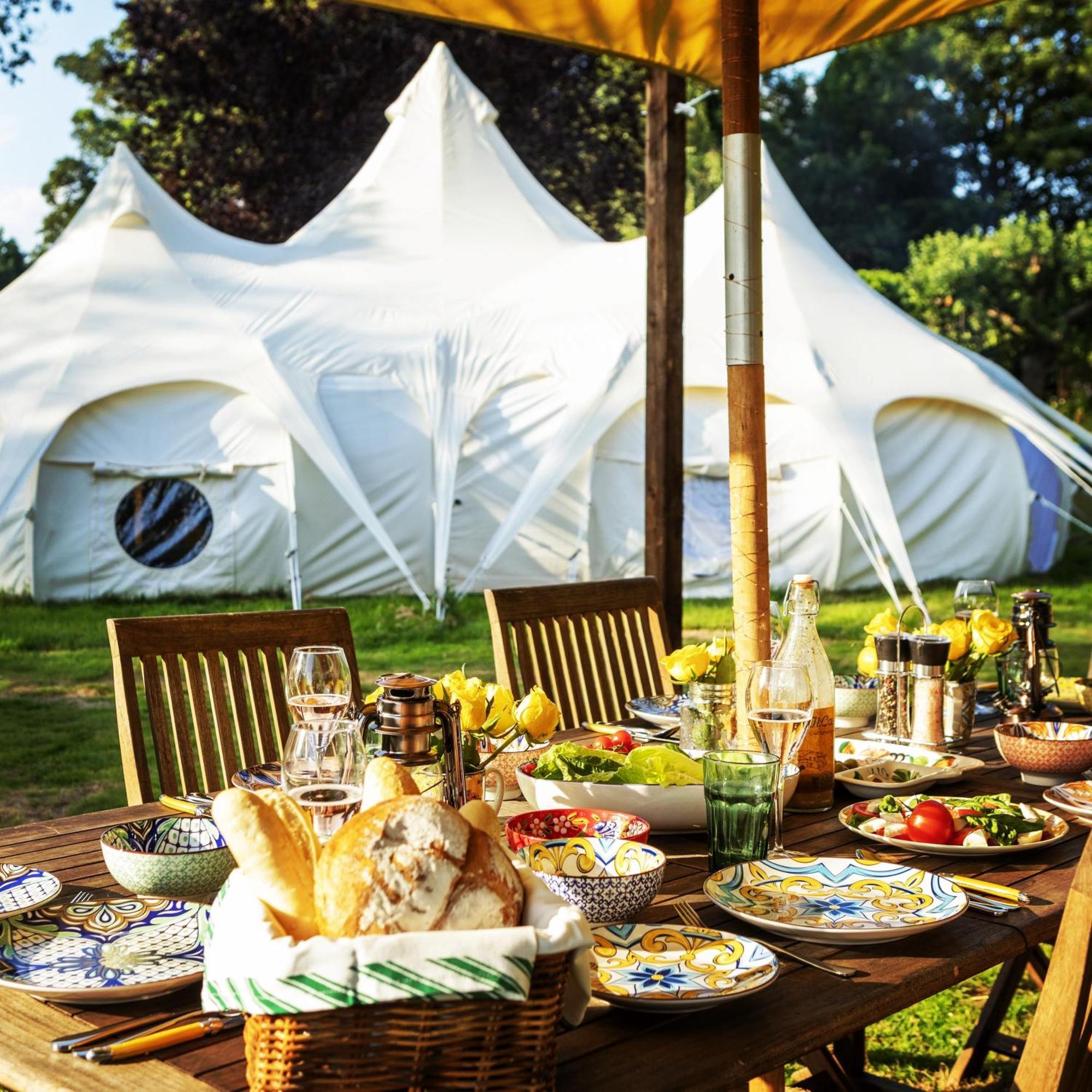 Stargazer Glamping Uk The Mahal 8 People Hotel Ross-on-Wye Bagian luar foto